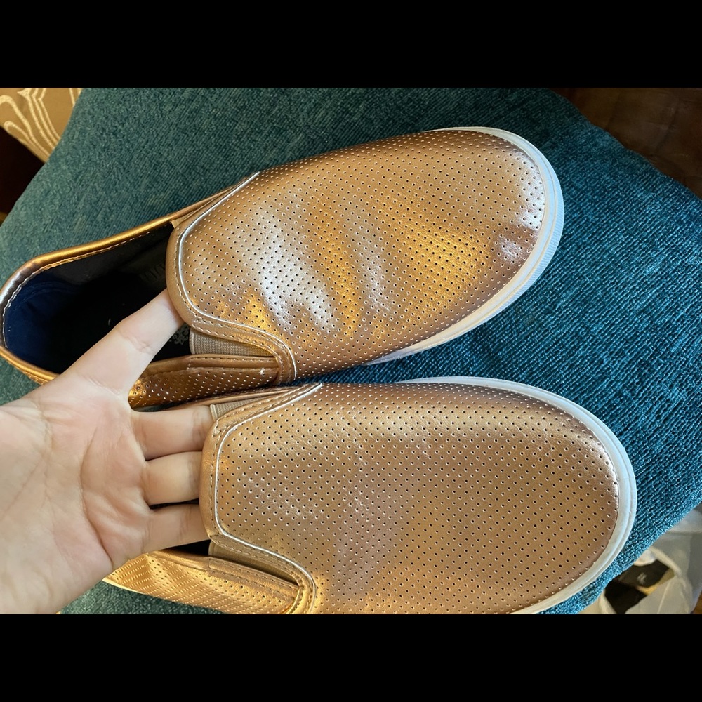 Rose gold shoes